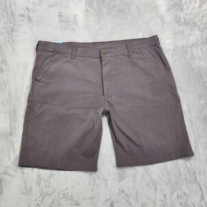 NEW Polar King Shorts Mens 42 Gray Adventure Chino Relaxed Fit Stretch Workwear